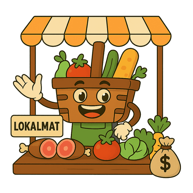 Lokalmat illustrasjon